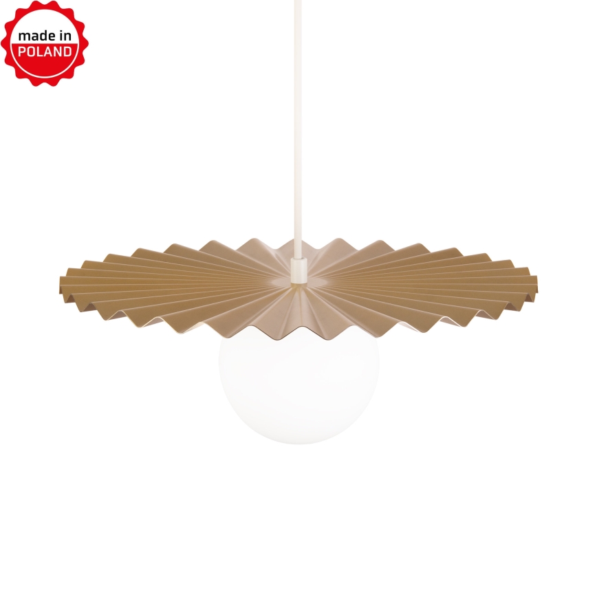 Hängeleuchte an Kabel SUNPLISS 1xG9/10W/230V Ø 35 cm gold/creme