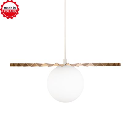 Hängeleuchte an Kabel SUNPLISS 1xG9/10W/230V Ø 35 cm gold/creme