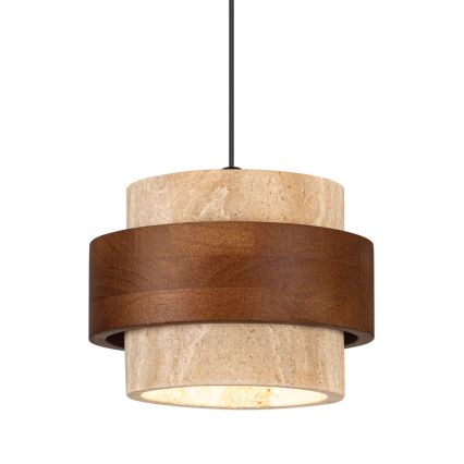 Hängeleuchte an Kabel SUSAN 1xGX53/15W/230V braun/beige