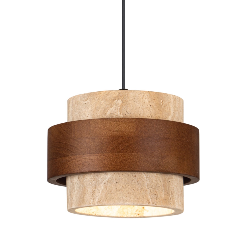 Hängeleuchte an Kabel SUSAN 1xGX53/15W/230V braun/beige