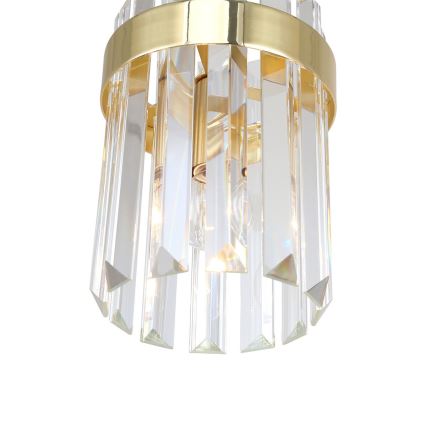 Hängeleuchte an Kabel VETRO 1xE14/10W/230V goldfarben