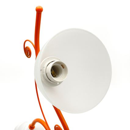 Hängeleuchte an Kette RETRO 3xE27/60W/230V weiß/bunt