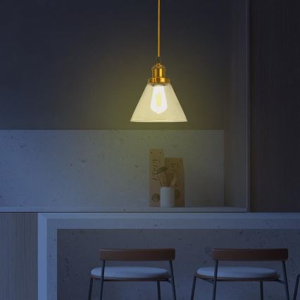 Hängeleuchte an Schnur 1xE27/60W/230V d 18,5 cm