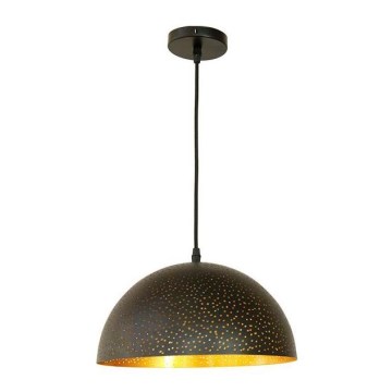Hängeleuchte an Schnur 1xE27/60W/230V d 30 cm schwarz
