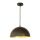 Hängeleuchte an Schnur 1xE27/60W/230V d 30 cm schwarz