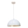 Hängeleuchte an Schnur 1xE27/60W/230V d 30 cm weiß