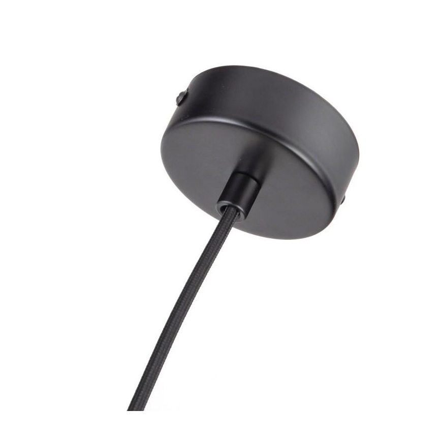 Hängeleuchte an Schnur 1xGU10/10W/230V Esche/Massivholz schwarz