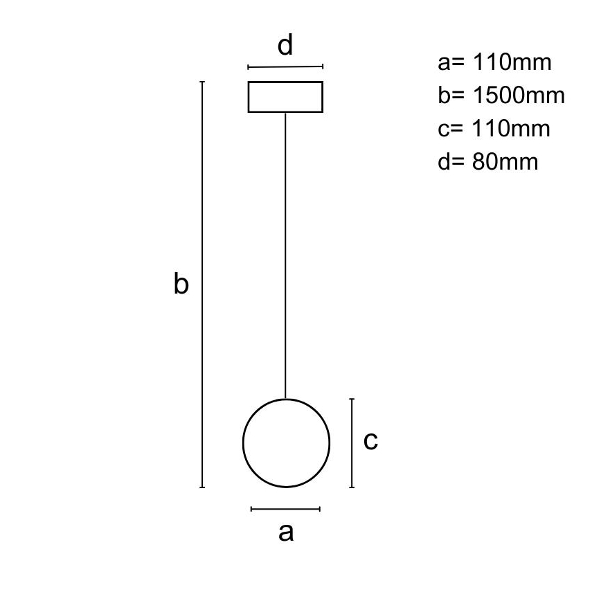 Hängeleuchte an Schnur 1xGU10/10W/230V Esche/Massivholz schwarz