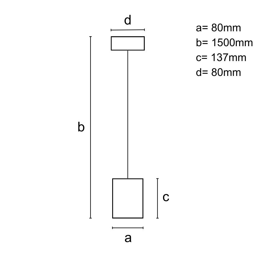 Hängeleuchte an Schnur 1xGU10/10W/230V Esche/Massivholz schwarz