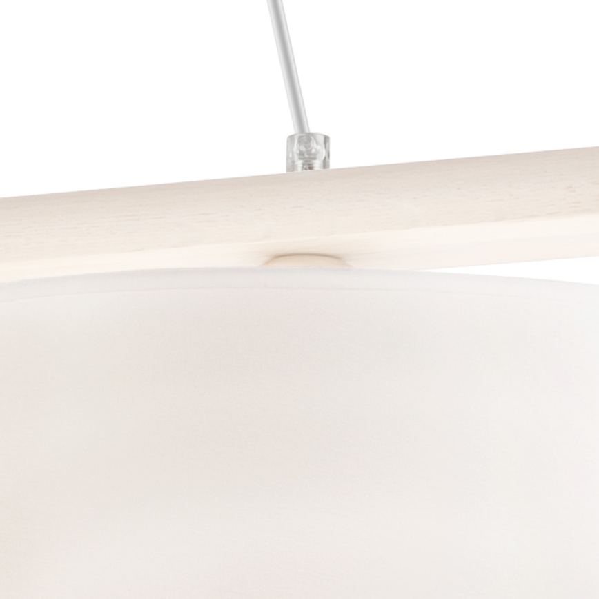 Hängeleuchte an Schnur AIDA 2xE27/60W/230V Eiche - FSC-zertifiziert