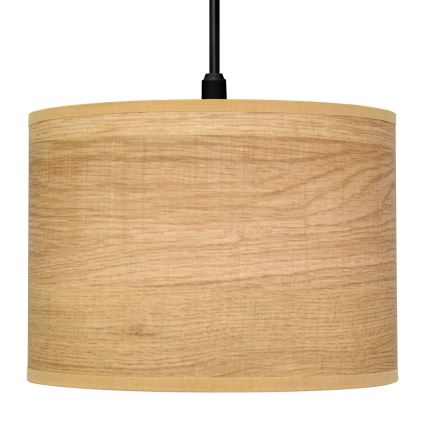 Hängeleuchte an Schnur ALBA 1xE27/15W/230V d 20 cm braun/schwarz