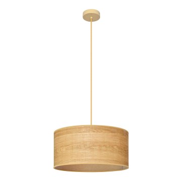 Hängeleuchte an Schnur ALBA 1xE27/15W/230V d 40 cm braun