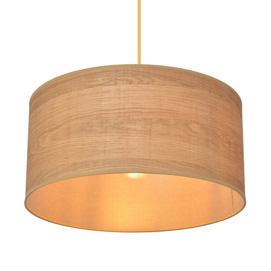 Hängeleuchte an Schnur ALBA 1xE27/15W/230V d 40 cm braun