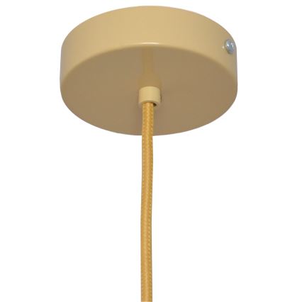 Hängeleuchte an Schnur ALBA 1xE27/15W/230V d 40 cm braun