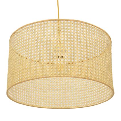 Hängeleuchte an Schnur ALBA 1xE27/15W/230V d 45 cm Rattan