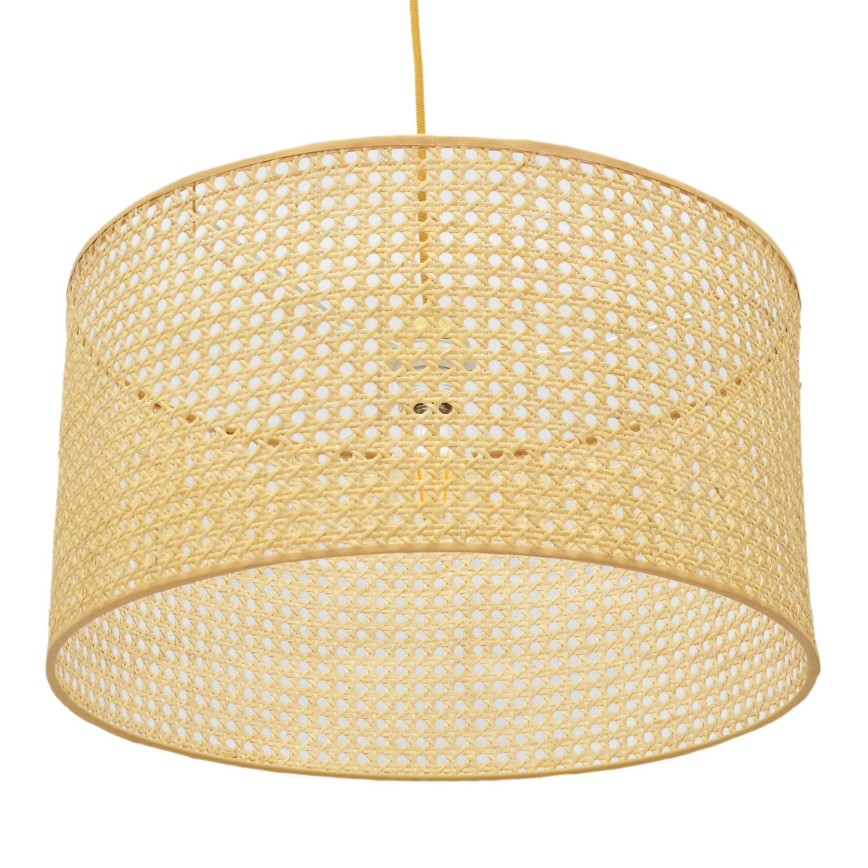 Hängeleuchte an Schnur ALBA 1xE27/15W/230V d 45 cm Rattan