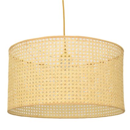 Hängeleuchte an Schnur ALBA 1xE27/15W/230V d 45 cm Rattan