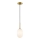 Hängeleuchte an Schnur ALIAS 1xG9/8W/230V d 12 cm golden