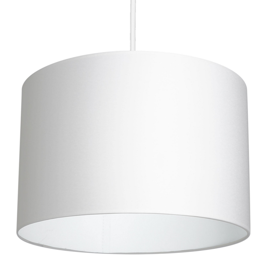 Hängeleuchte an Schnur ARDEN 1xE27/60W/230V Durchmesser 25 cm weiß