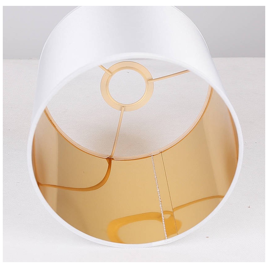 Hängeleuchte an Schnur ATLANTA 1xE27/40W/230V weiß