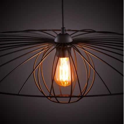 Hängeleuchte an Schnur BARBELLA 1xE27/60W/230V d 80 cm