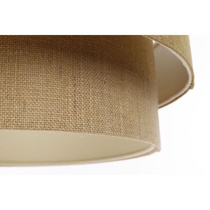 Hängeleuchte an Schnur BOHO TRINITI 1xE27/60W/230V braun/beige