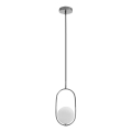 Hängeleuchte an Schnur CORDEL 1xG9/28W/230V glänzendes Chrom