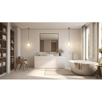 Hängeleuchte an Schnur CORDEL 1xG9/28W/230V golden
