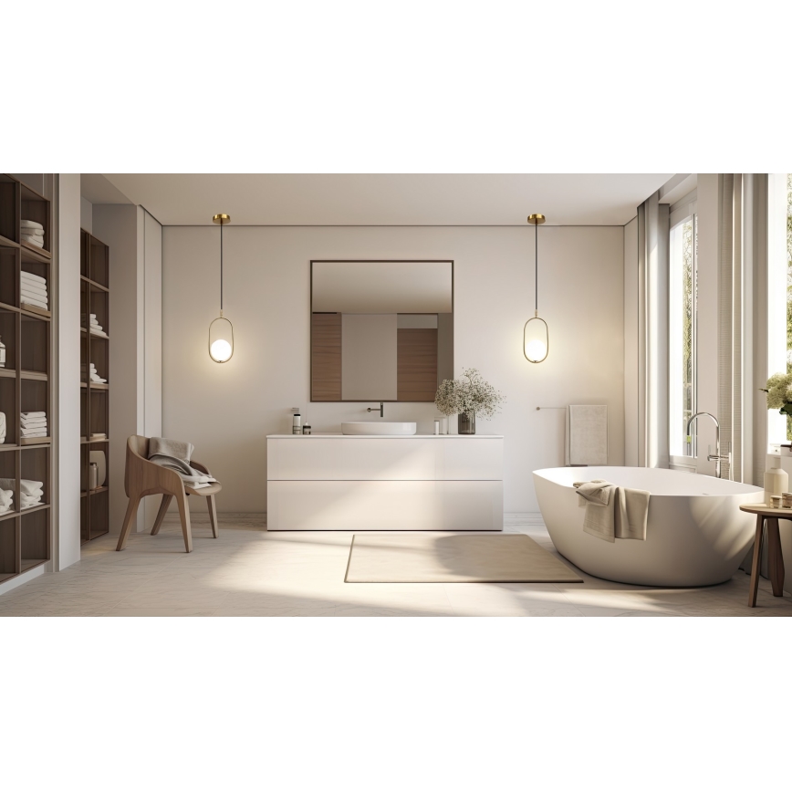 Hängeleuchte an Schnur CORDEL 1xG9/28W/230V golden