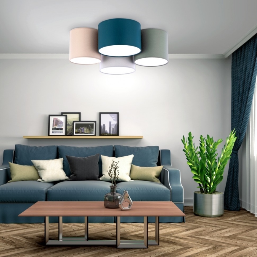 Hängeleuchte an Schnur CORDOBA 4xE27/60W/230V