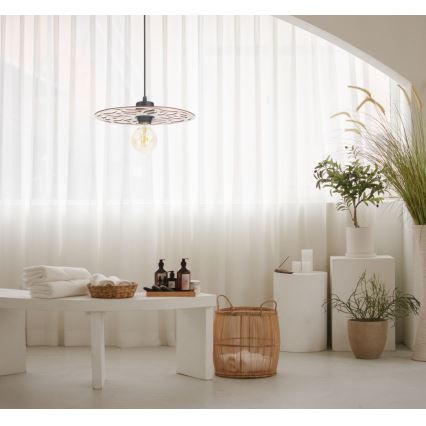 Hängeleuchte an Schnur FALCO 1xE27/60W/230V d 30 cm beige