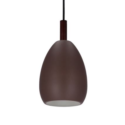 Hängeleuchte an Schnur FLEN 1xE27/40W/230V d 16 cm braun