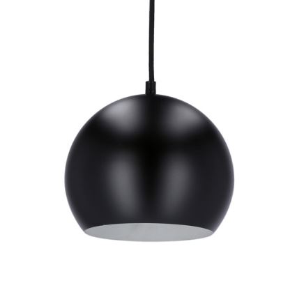 Hängeleuchte an Schnur FLEN 1xE27/40W/230V d 20 cm schwarz