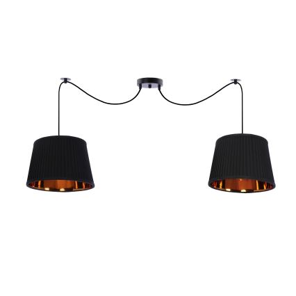 Hängeleuchte an Schnur GILLO 2xE27/40W/230V schwarz