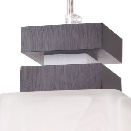 Hängeleuchte an Schnur KUBUS 1xE27/60W/230V Buche