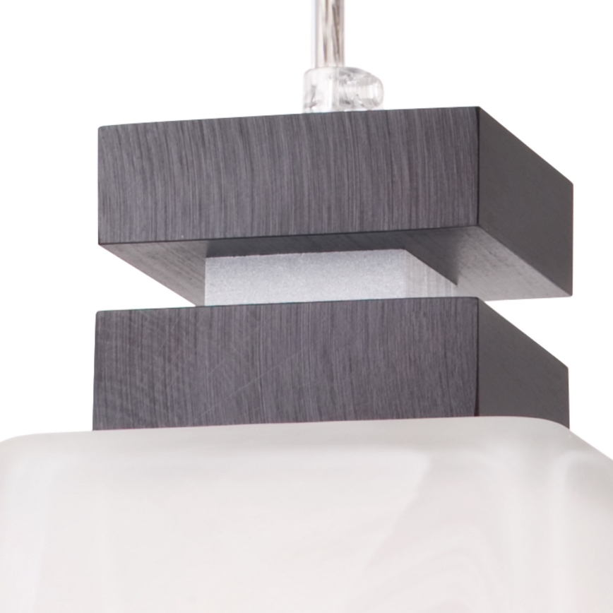 Hängeleuchte an Schnur KUBUS 1xE27/60W/230V Buche