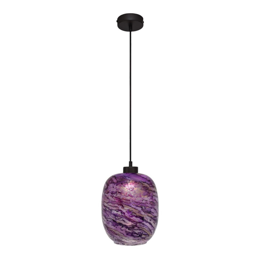 Hängeleuchte an Schnur MARLBE 1xE27/60W/230V violett