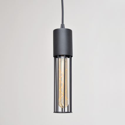 Hängeleuchte an Schnur MELODY 2xE27/15W/230V schwarz