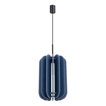 Hängeleuchte an Schnur MULA 1xE27/15W/230V Ø 27 cm blau