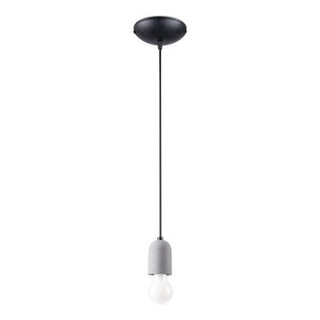 Hängeleuchte an Schnur NESO 1xE27/15W/230V Beton