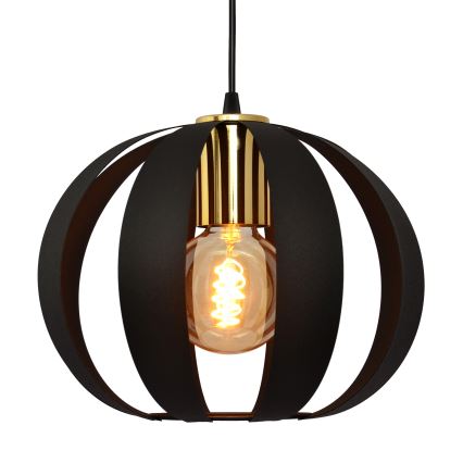Hängeleuchte an Schnur NEWTON 3xE27/15W/230V schwarz