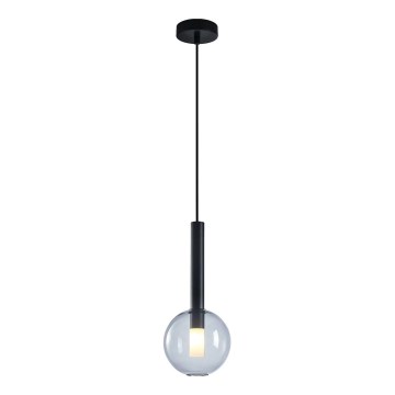 Hängeleuchte an Schnur NIKO 1xG9/9W/230V d 15 cm schwarz