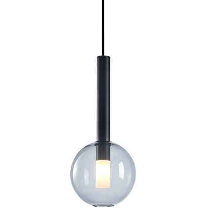 Hängeleuchte an Schnur NIKO 1xG9/9W/230V d 15 cm schwarz