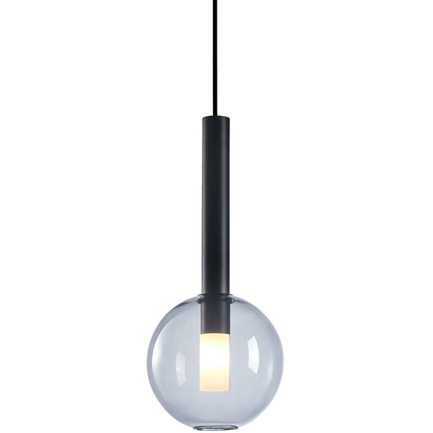 Hängeleuchte an Schnur NIKO 1xG9/9W/230V d 15 cm schwarz