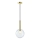 Hängeleuchte an Schnur NIKO 1xG9/9W/230V d 20 cm golden