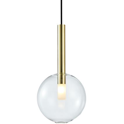 Hängeleuchte an Schnur NIKO 1xG9/9W/230V d 20 cm golden