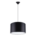 Hängeleuchte an Schnur NOVA 1xE27/15W/230V d 40 cm schwarz