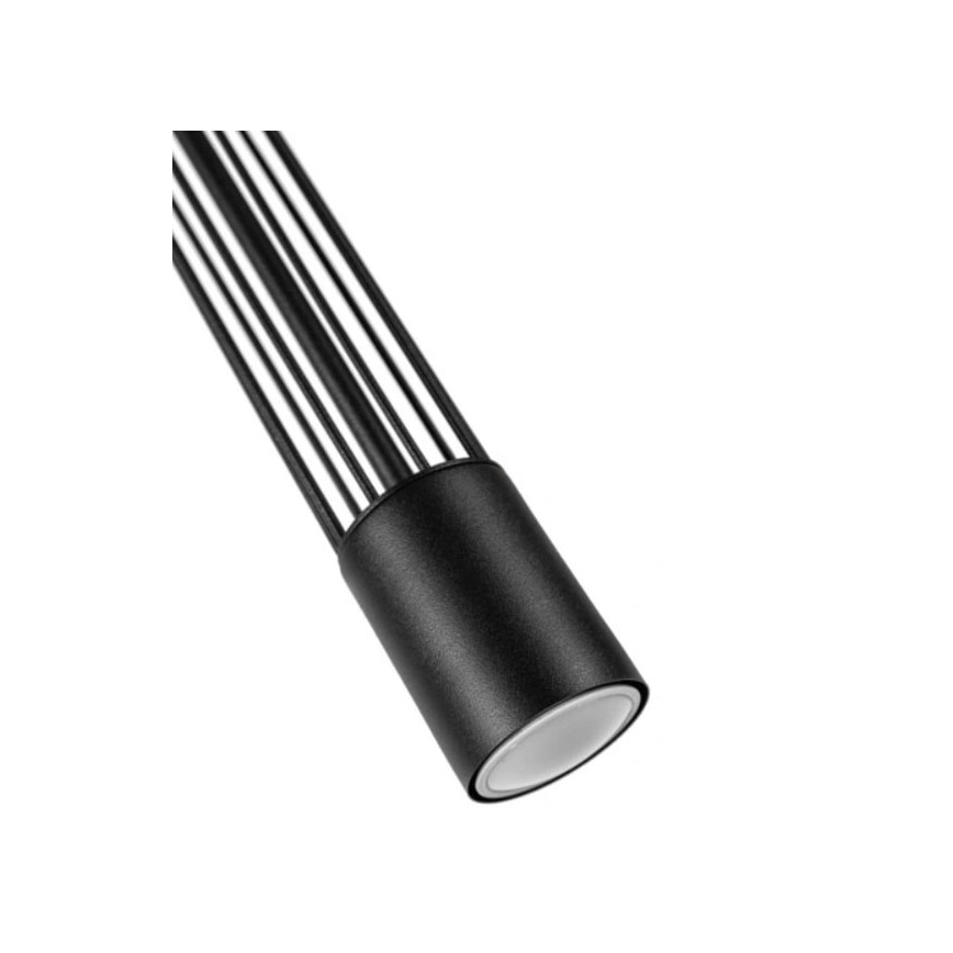 Hängeleuchte an Schnur PRESCOT 1xGU10/40W/230V schwarz