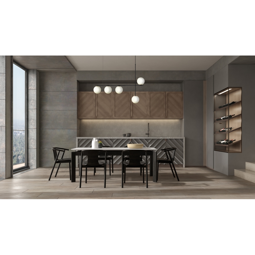 Hängeleuchte an Schnur SILIA 5xG9/12W/230V schwarz