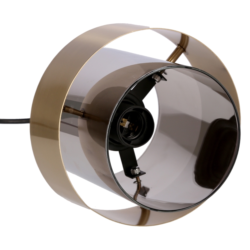 Hängeleuchte an Schnur SPIEGA 3xE27/60W/230V golden/schwarz